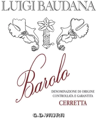Luigi Baudana by G.D. Vajra  Barolo Cerretta 2021 (750ml)