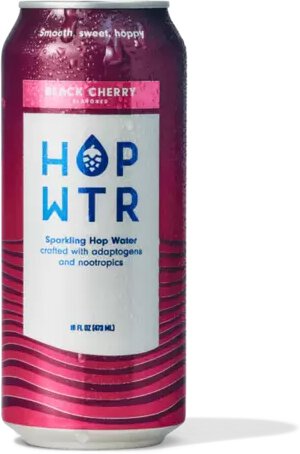 Hop Wtr Black Cherry Sparkling Hop Water