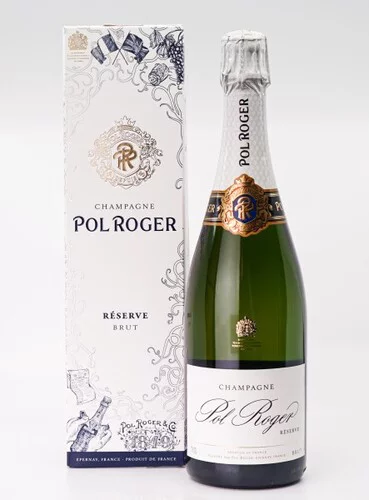 Pol Roger Brut Reserve Champagne NV (750ml) (Gift Box)