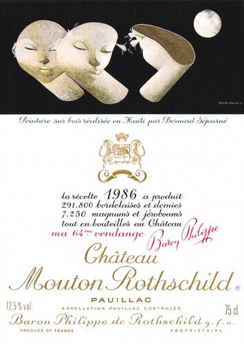 Chateau Mouton-Rothschild 1986 (6L)