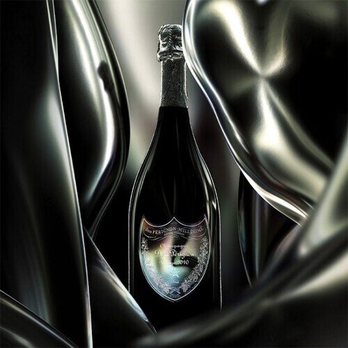 Dom Perignon Brut Champagne Lady Gaga Special Edition 2010 (750ml) Gift Box