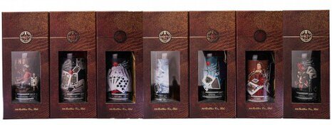 Royal Flush Spades and Joker Set Bottled by National Choice (Set of 7 Bottles) **