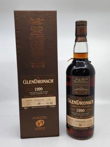 Glendronach 28 Years Distilled 1990 Bottled 2019 Pedro Ximenez Sherry Puncheon #7905 (700ml)