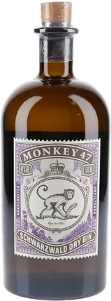 Black Forest Distillers Monkey 47 Schwarzwald Dry Gin (500ml)