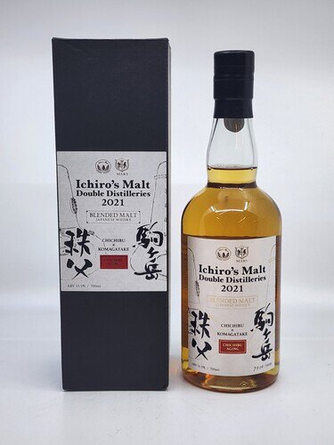 Ichiro's Malt Japanese Whisky Double Distilleries Pure Malt Chichibu and Komagatake (700ml) 2019 Edition