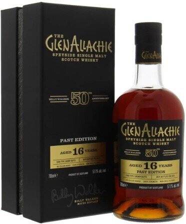 The GlenAllachie Billy Walker 50th Anniversary Past Edition 16 Year Old Single Malt Scotch Whisky (700ml)