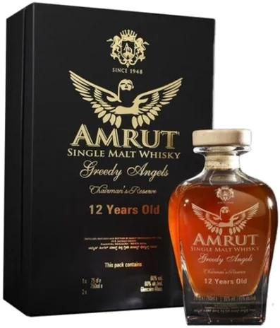 Amrut Chairman's Reserve Greedy Angels 12 Year Single Malt Whisky 2021 Release (700ml)