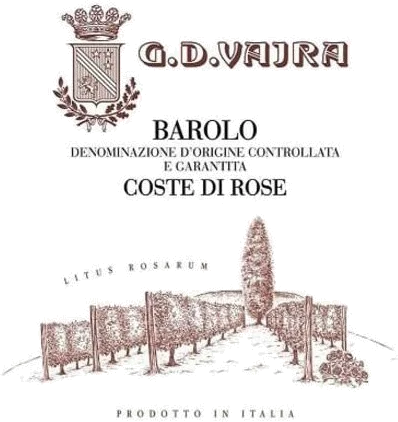 G.D. Vajra Barolo Coste di Rose 2020 (750ml) ***