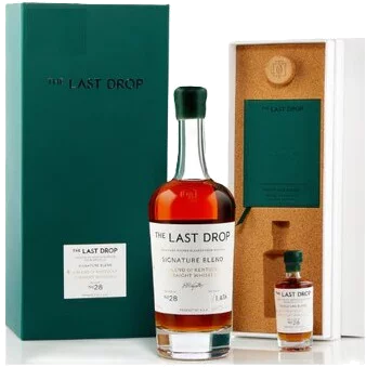 The Last Drop 'Signature Blend' Kentucky Straight Blended Whiskey Edition 28 (2 bottle set:  1x700ml & 1x50ml)