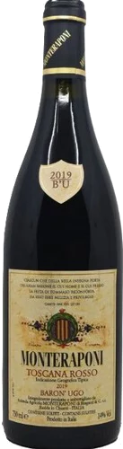 Monteraponi Toscana Rosso Baron Ugo 2019 (750ml) ***