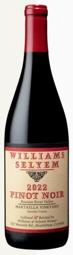 Williams Selyem Pinot Noir Martaella Vineyard 2022 (750ml)