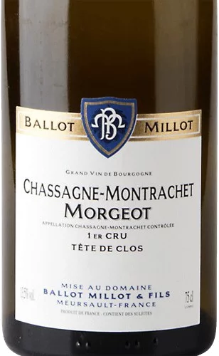 Ballot Millot Chassange Montrachet 1er Cru Morgeot Tete de Clos 2022 (750ml) ***