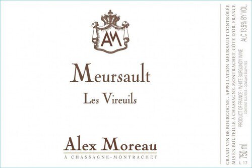 Alex Moreau Meursault Vireuils 2022 (750ml)