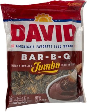 David Jumbo Sunflower Seeds Bbq Flavour