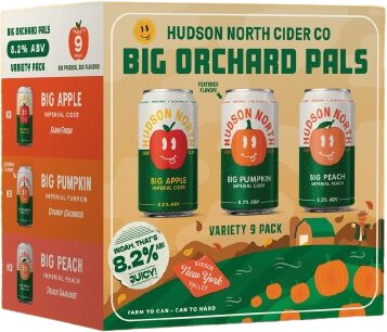 Hudson North Cider Big Orchard Pals Variety Pack