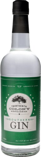 Thirteenth Colony Distilleries Southern Gin