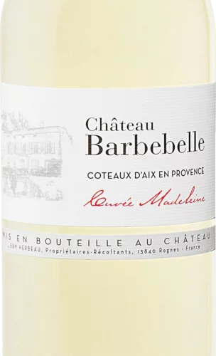 Château Barbebelle Cuvée Madeleine Côteaux d'Aix en Provençe