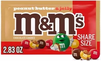 M&M's PB&J Chocolates Share Size