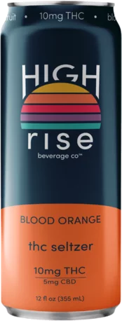 High Rise Blood Orange 10mg THC Seltzer