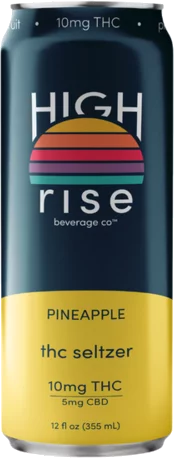 High Rise Pineapple 10mg THC Seltzer