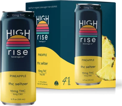 High Rise Pineapple 10mg THC Seltzer