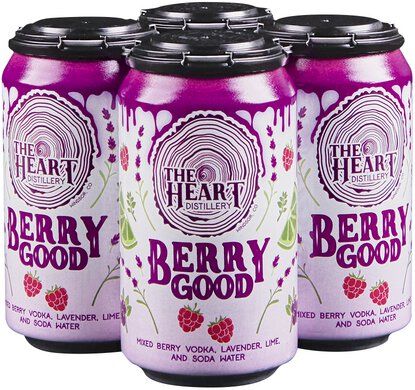 The Heart Distillery Berry Good Vodka Soda Water