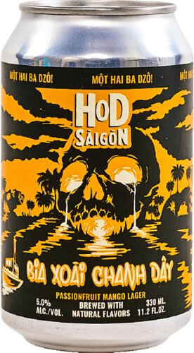 Hod Saigon Bia Xoai Chanh Day Passionfruit Mango Lager