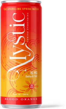 Mystic Blood Orange 15mg THC Sparkling Spring Water