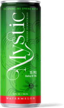 Mystic Watermelon 15mg THC Sparkling Spring Water