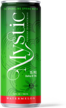 Mystic Watermelon 15mg THC Sparkling Spring Water