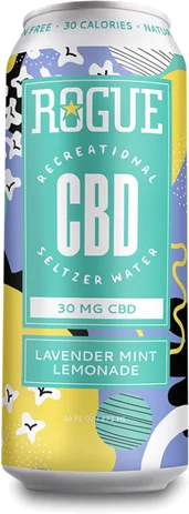 Rogue Lavender Mint Lemonade 30mg CBD Seltzer Water