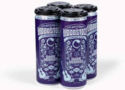 Woodstock Dark Berries 5mg THC Infused Seltzer