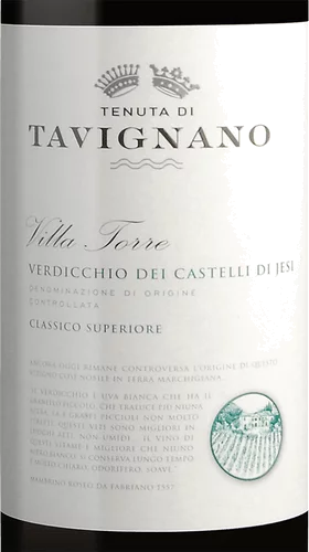 Tenuta di Tavignano Villa Torre Verdicchio dei Castelli di Jesi Classico Superiore