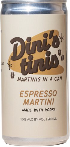 Dini's Tinis Espresso Martini