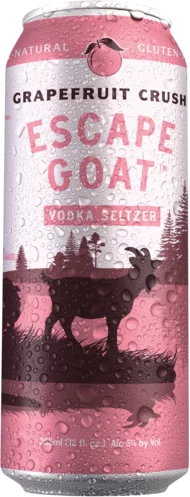 Escape Goat Grapefruit Vodka Seltzer