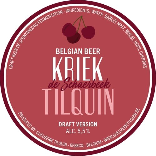 Tilquin Kriek De Schaerbeek Tilquin