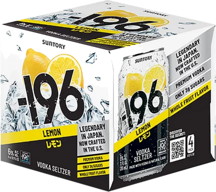 -196 Lemon Vodka Seltzer