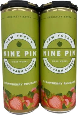 Nine Pin Strawberry Rhubarb Hard Cider
