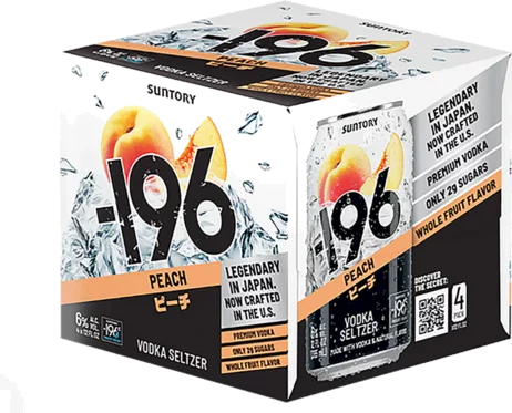 -196 Suntory Peach Vodka Seltzer
