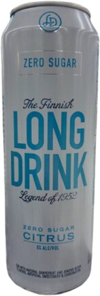 Long Drink Zero Sugar Citrus Canned Cocktail