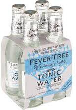 Fever Tree Light Tonic 4/200ml Bottles