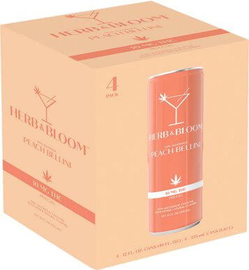 Herb & Bloom 10mg THC Peach Bellini
