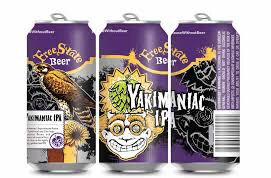Free State Yakimaniac IPA Cans