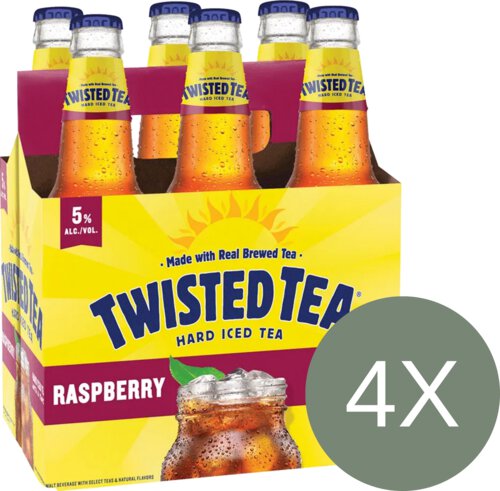 Twisted Tea Raspberry Bottle