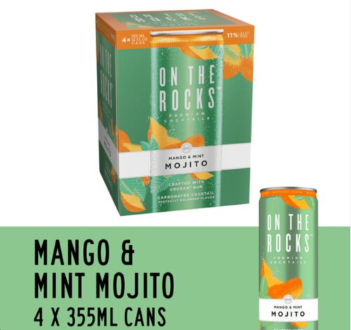 On The Rocks Mango Mint Mojito