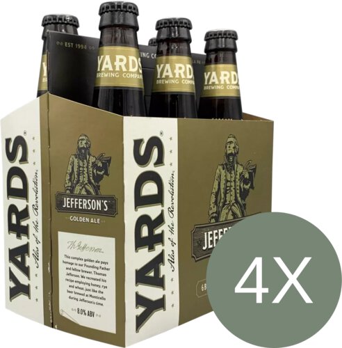Yards Jefferson's Golden Ale Bottle
