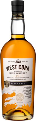 West Cork Irish Black Cask Finished Whiskey