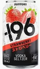 196 Strawberry Vodka Seltzer