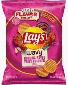 Lays Wavy Korean Style Fried Chicken