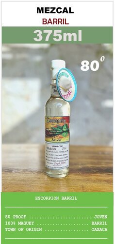 ESCORPION JOVEN BARRIL MEZCAL
